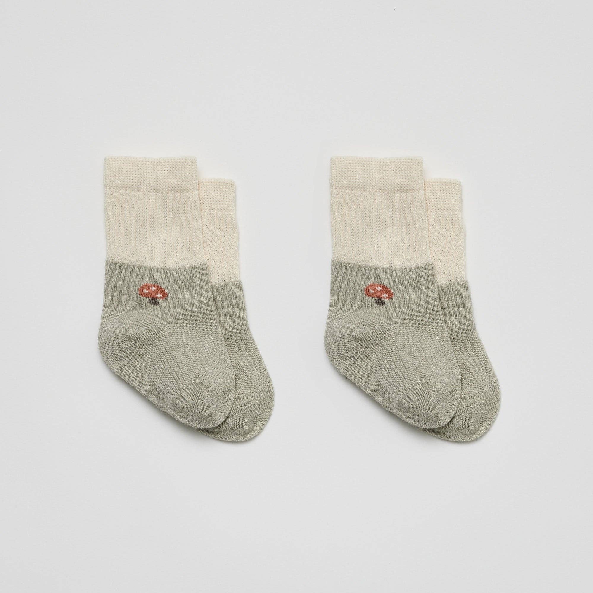 Set Of 2 Socks Mushroom