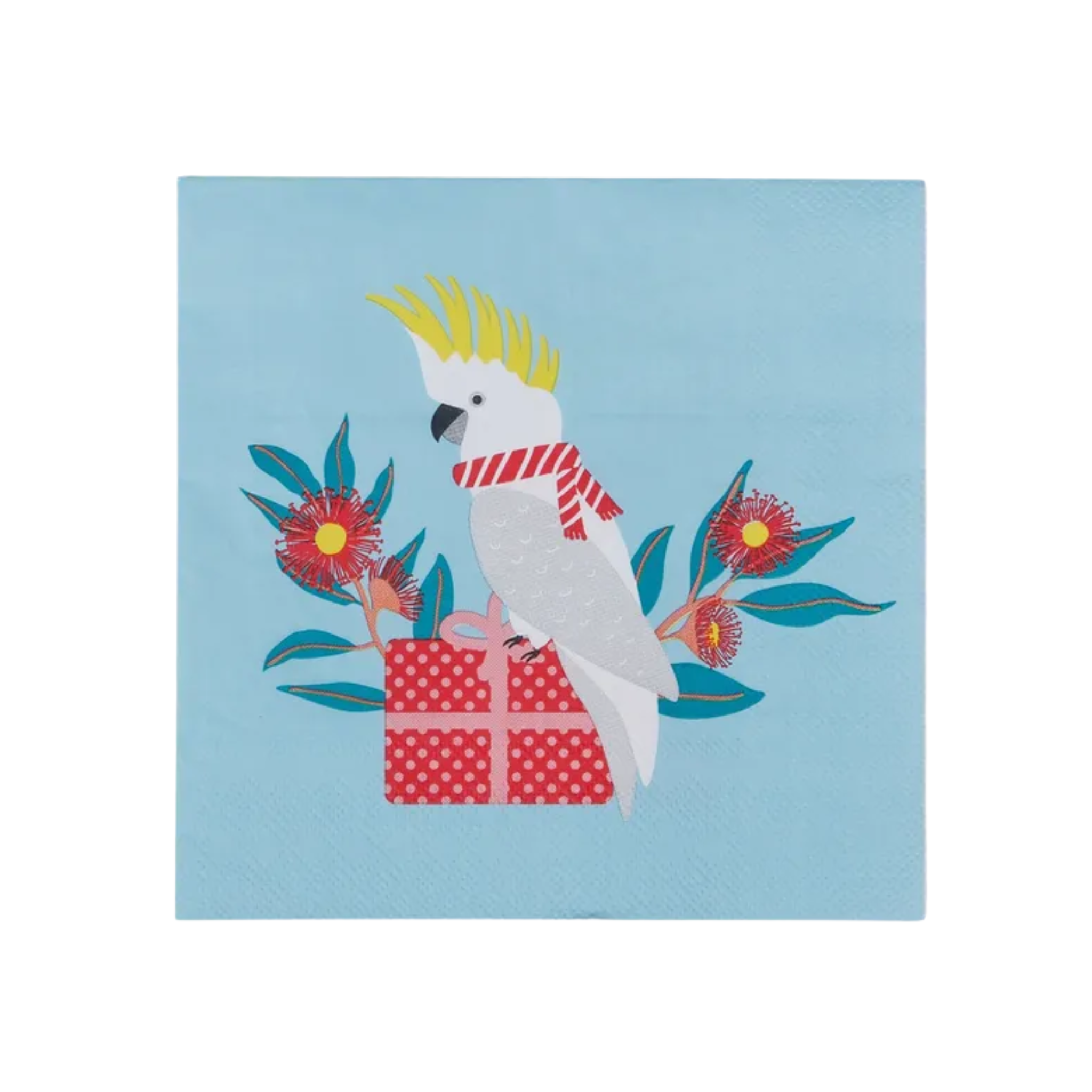Polly Cockatoo Christmas Paper Napkins