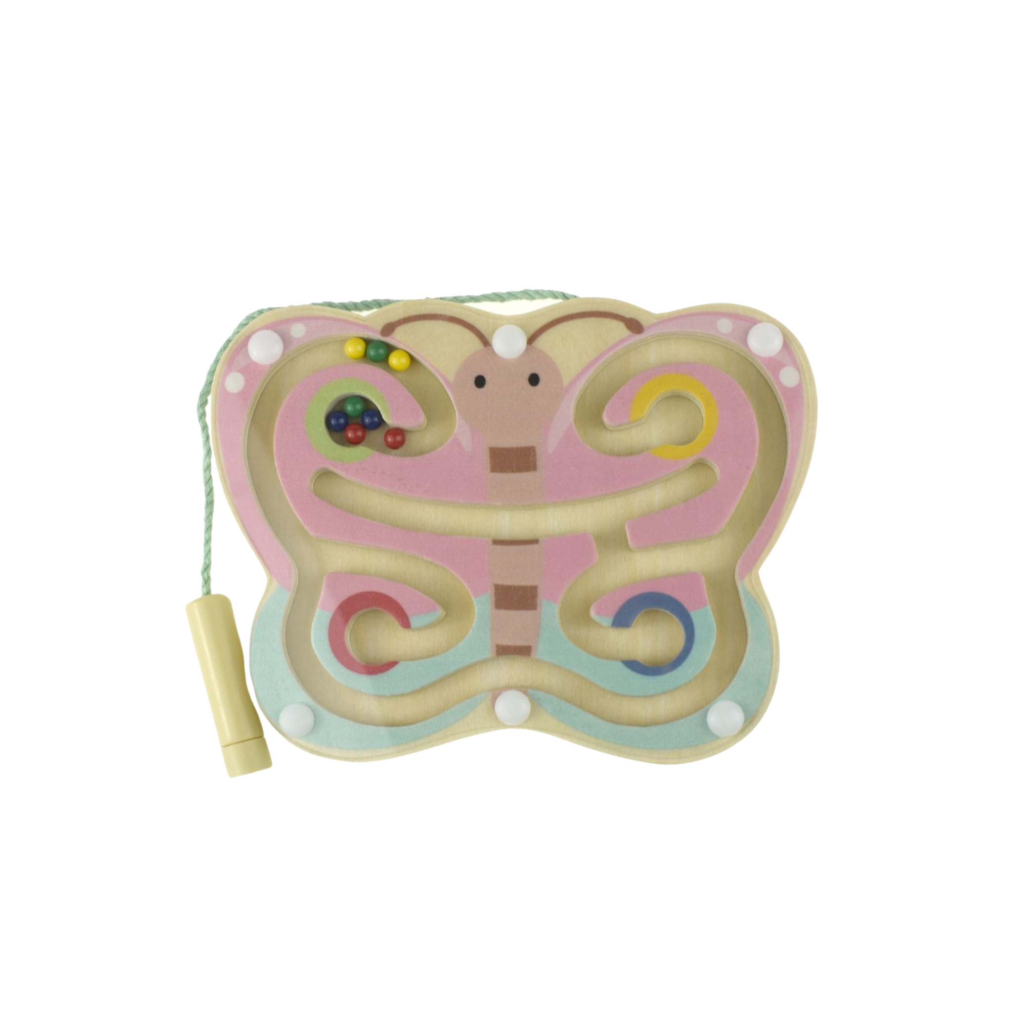 Wooden Magnetic Insect Animals Labyrinth Butterfly