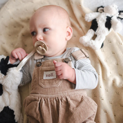 Mini Clover The Cow Rattle Black