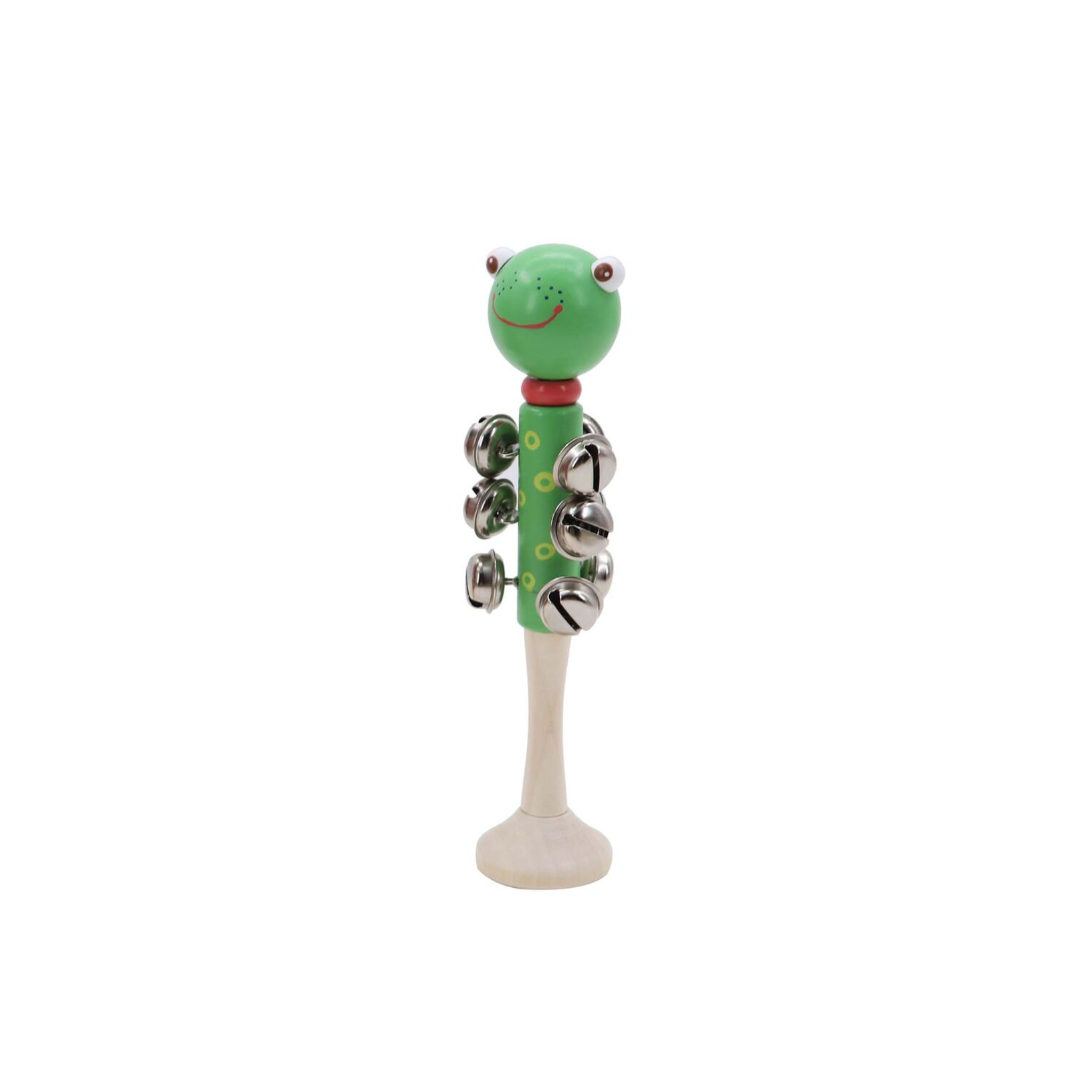 Wooden Insect Bell Stick Frog