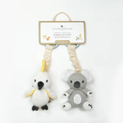 2 Pack Stroller Toy Koala & Cockatoo