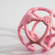 Silicone Teething Ball Light Pink
