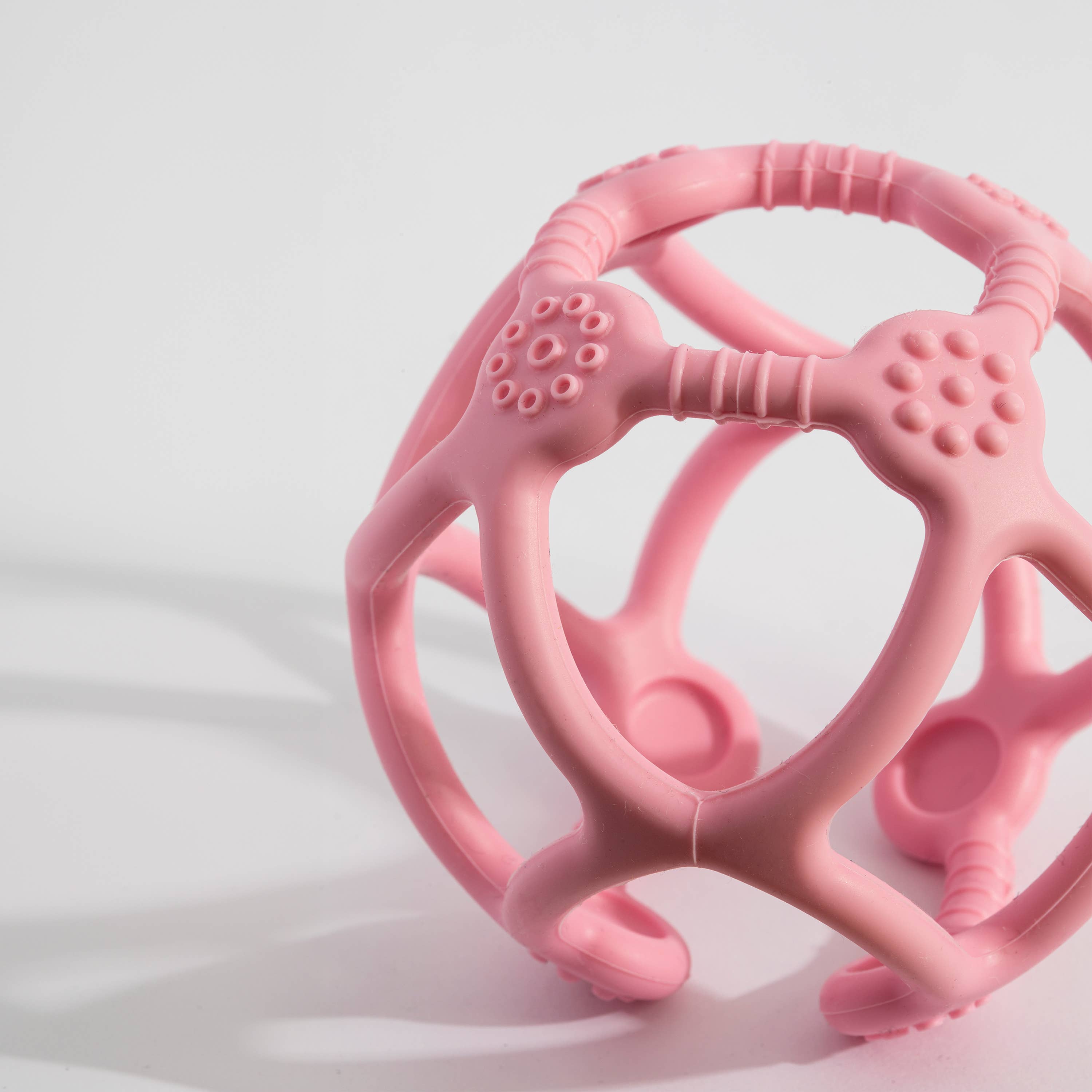 Silicone Teething Ball Light Pink