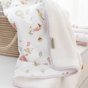 Jersey Sherpa Blanket Whimsical Wonderland