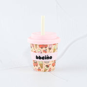 Reusable Babycino Bamboo Cup Scoops in Pink (120ml)