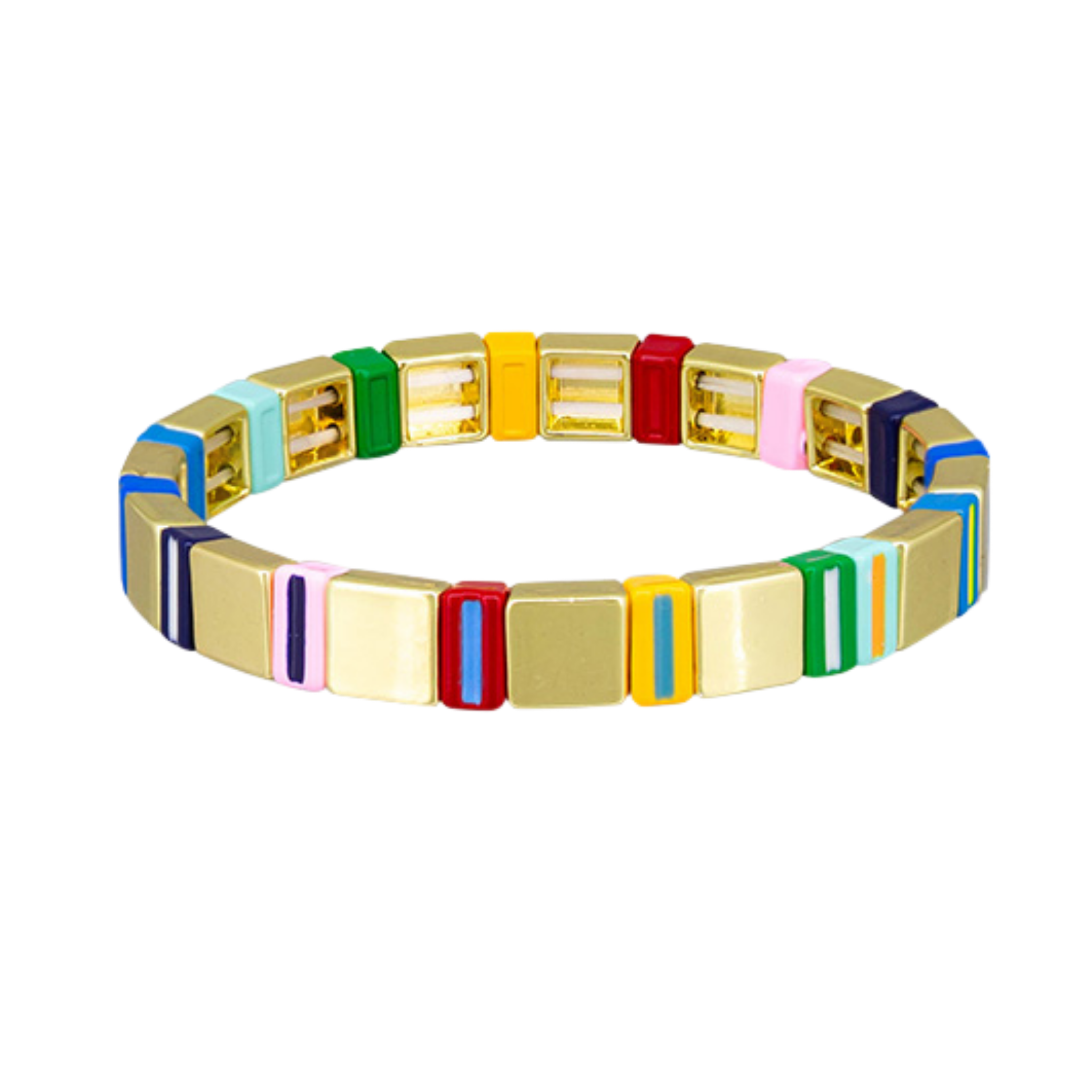 Multi Pez Candy Tile Bracelet