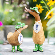 Floral Hat & Boots Duckling Green 2.0