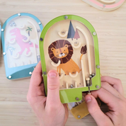 Mini Wooden Pinball Game Lion