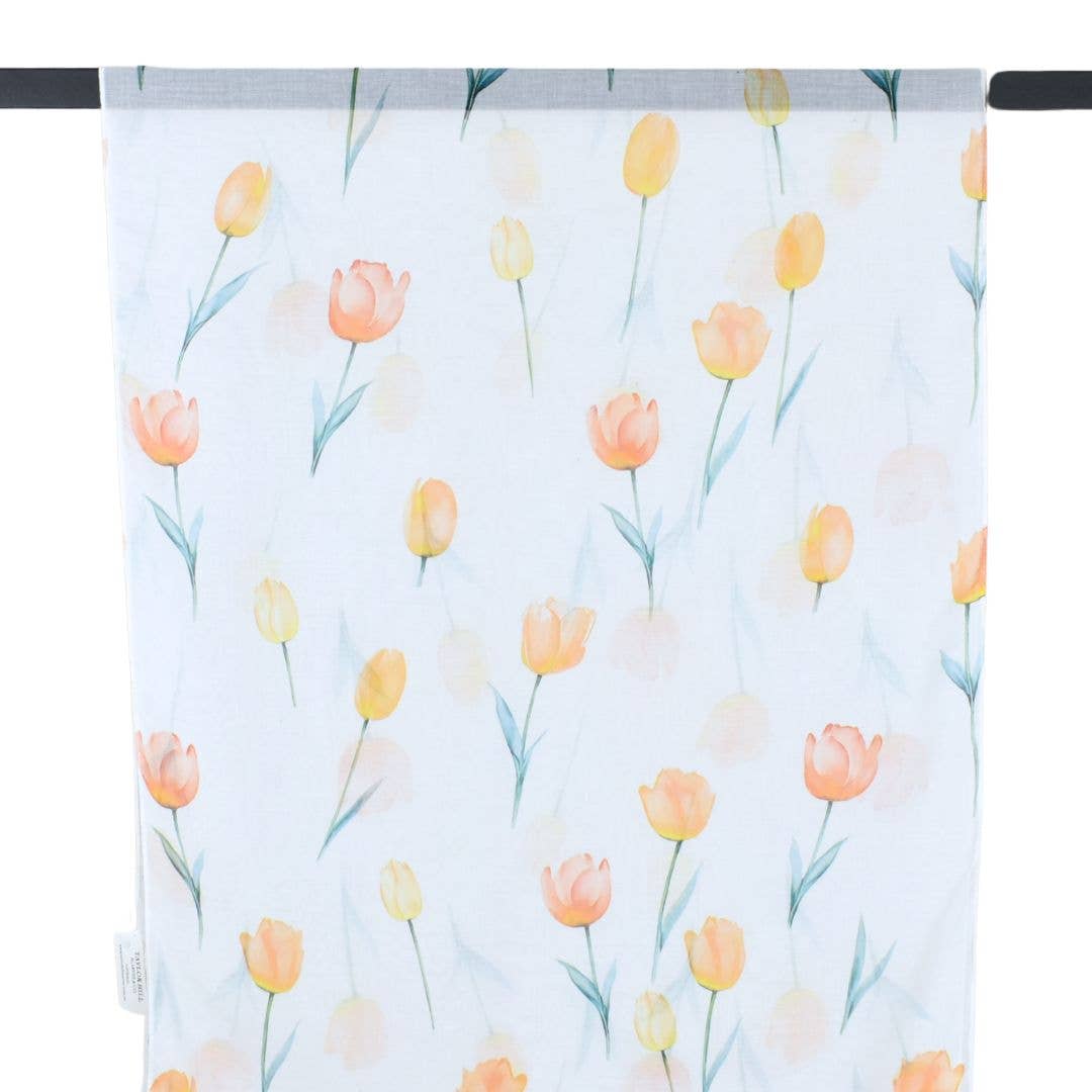 Orange Blooming Tulips Scarf