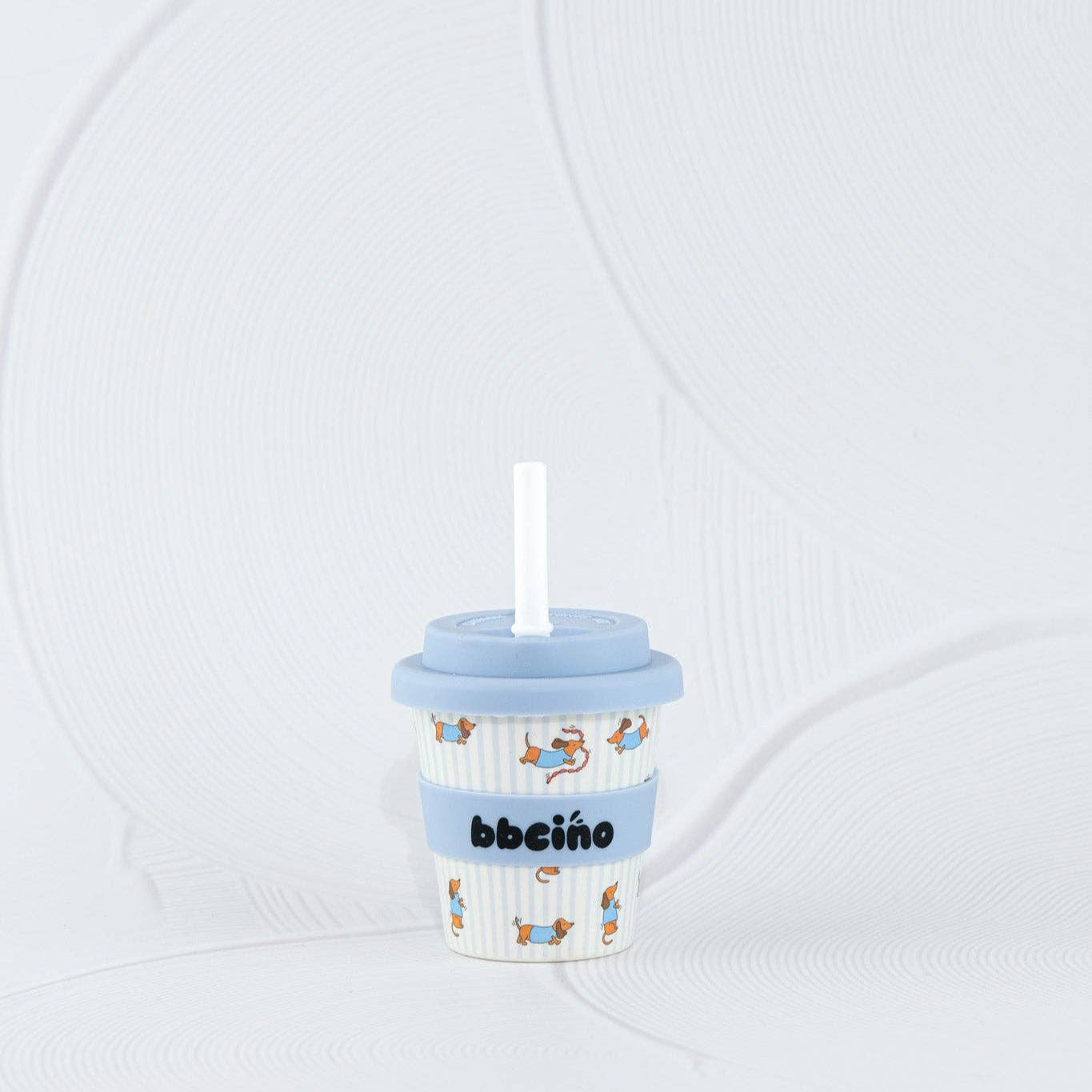 Reusable Babycino Bamboo Cup Dash Blue (120ml)