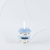 Reusable Babycino Bamboo Cup Dash Blue (120ml)