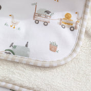 Jersey Sherpa Blanket Tractor Ride
