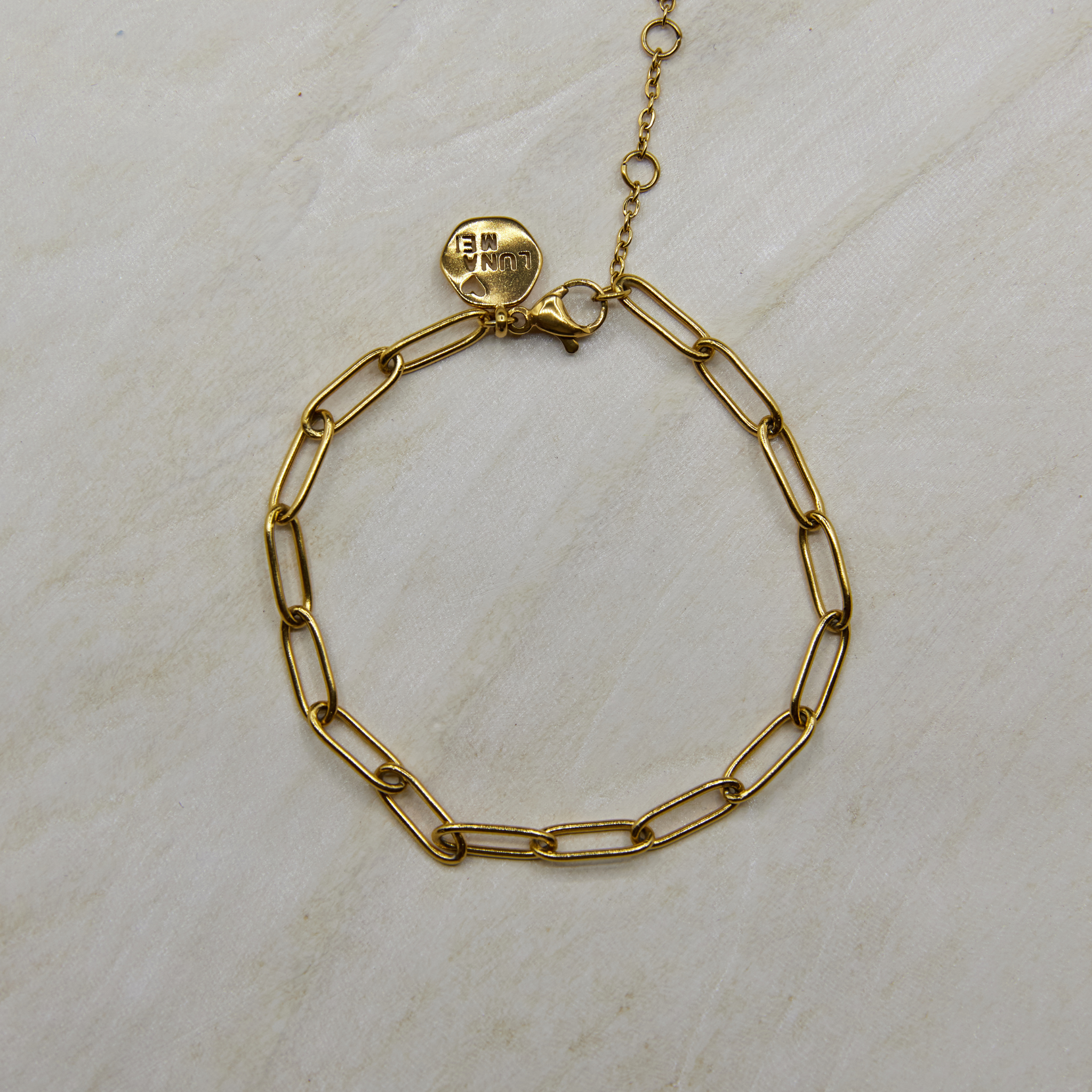 Paperclip Bracelet Gold