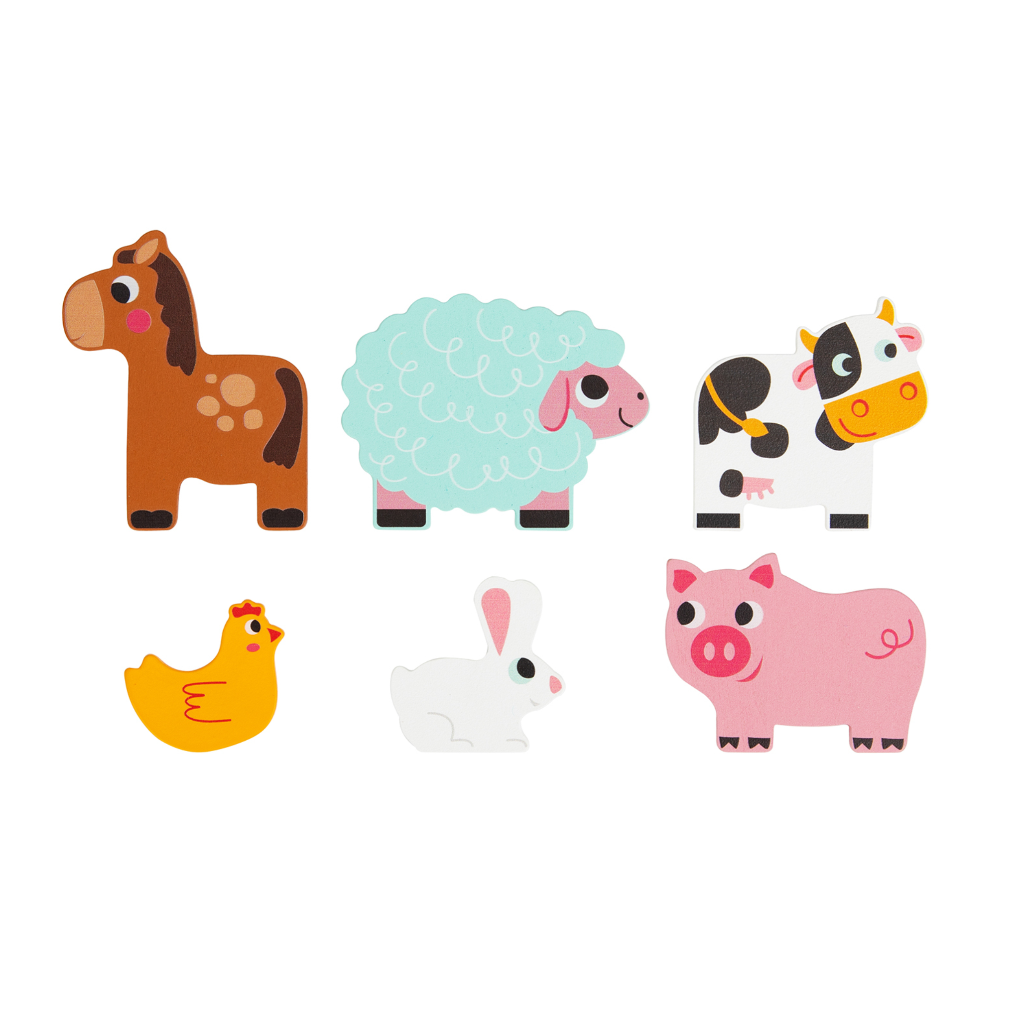 Multi-Layered Farm Animal Puzzle