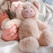 Mini Poppy The Pig Rattle Pink