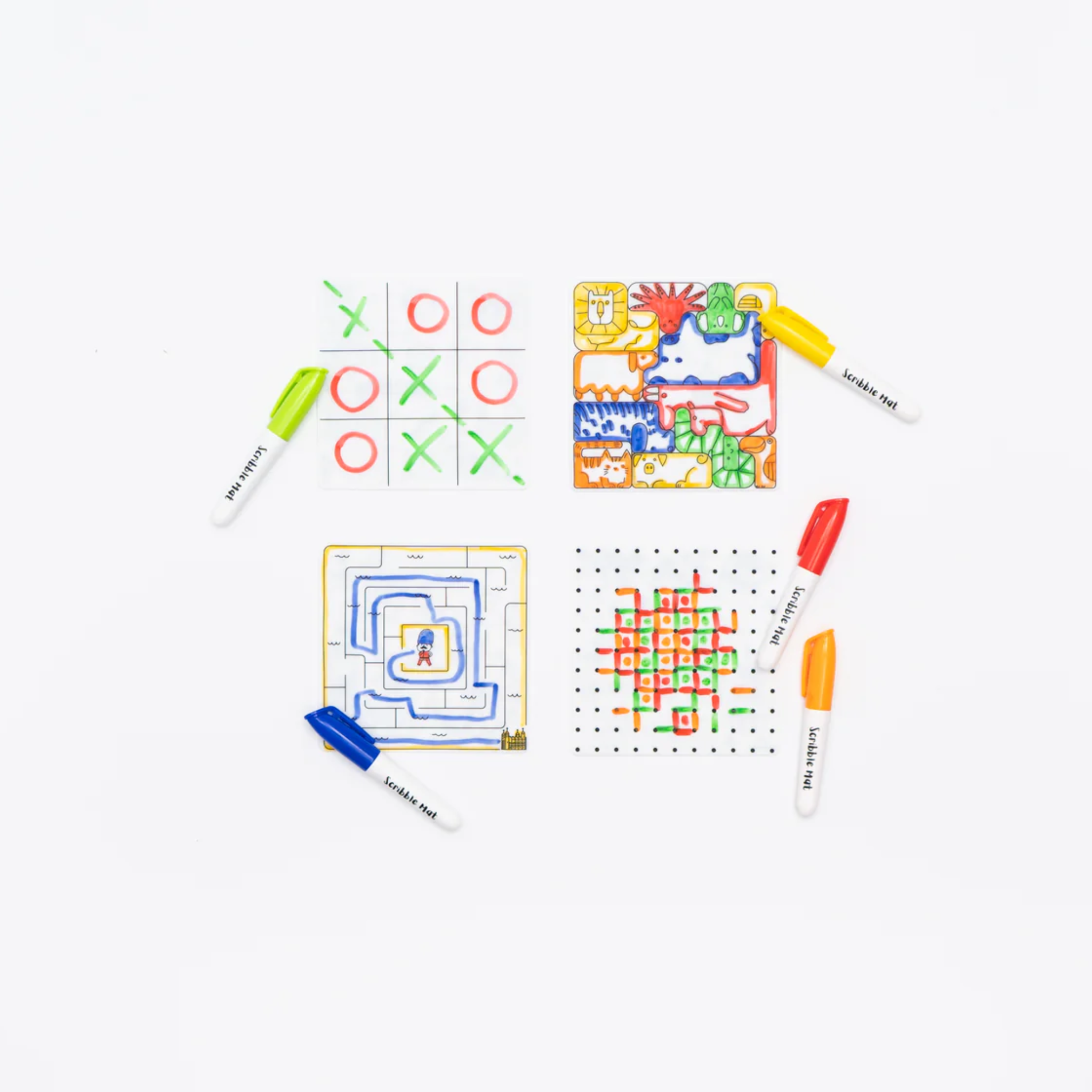 The Tinies Reusable Colouring Coasters