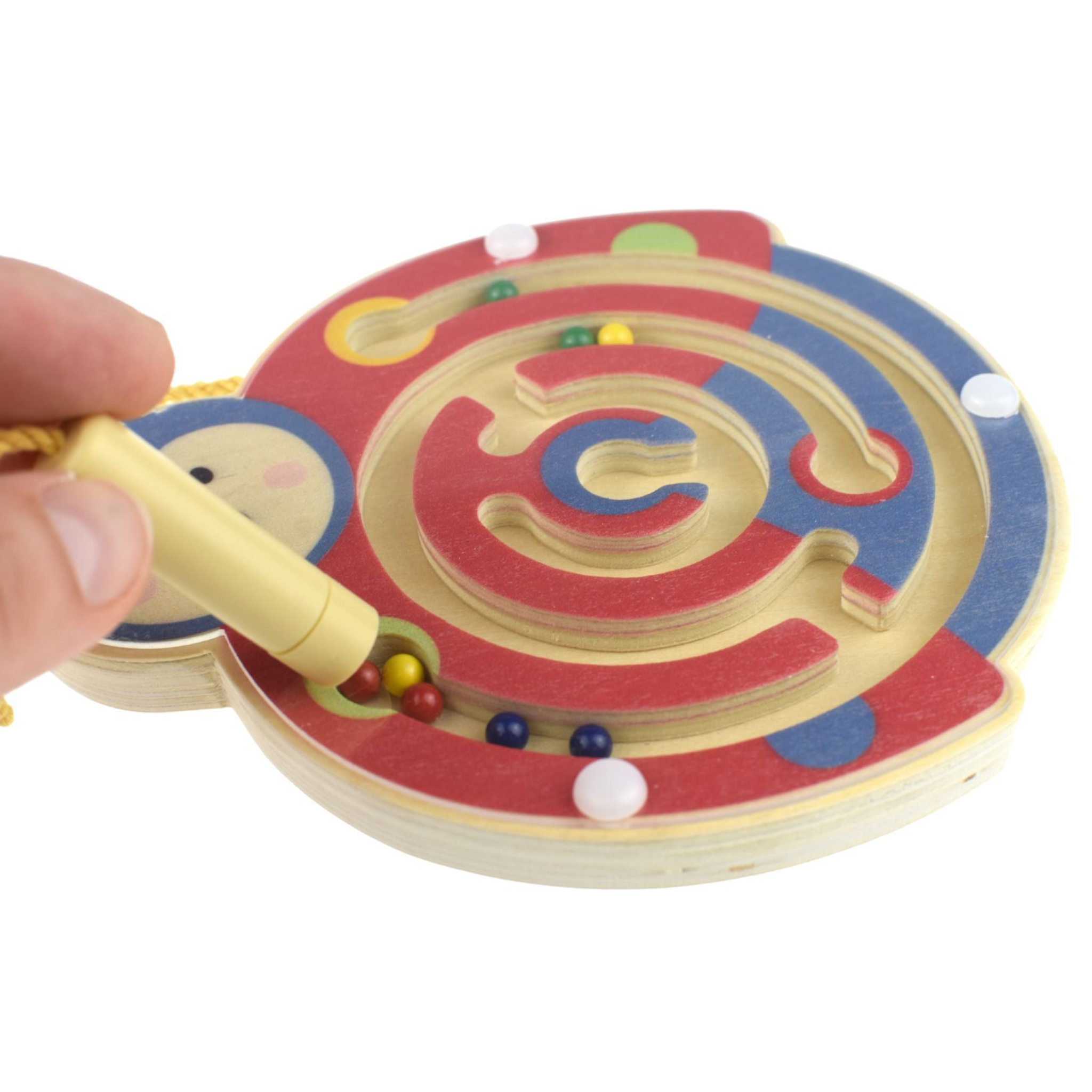 Wooden Magnetic Insect Animals Labyrinth Snail