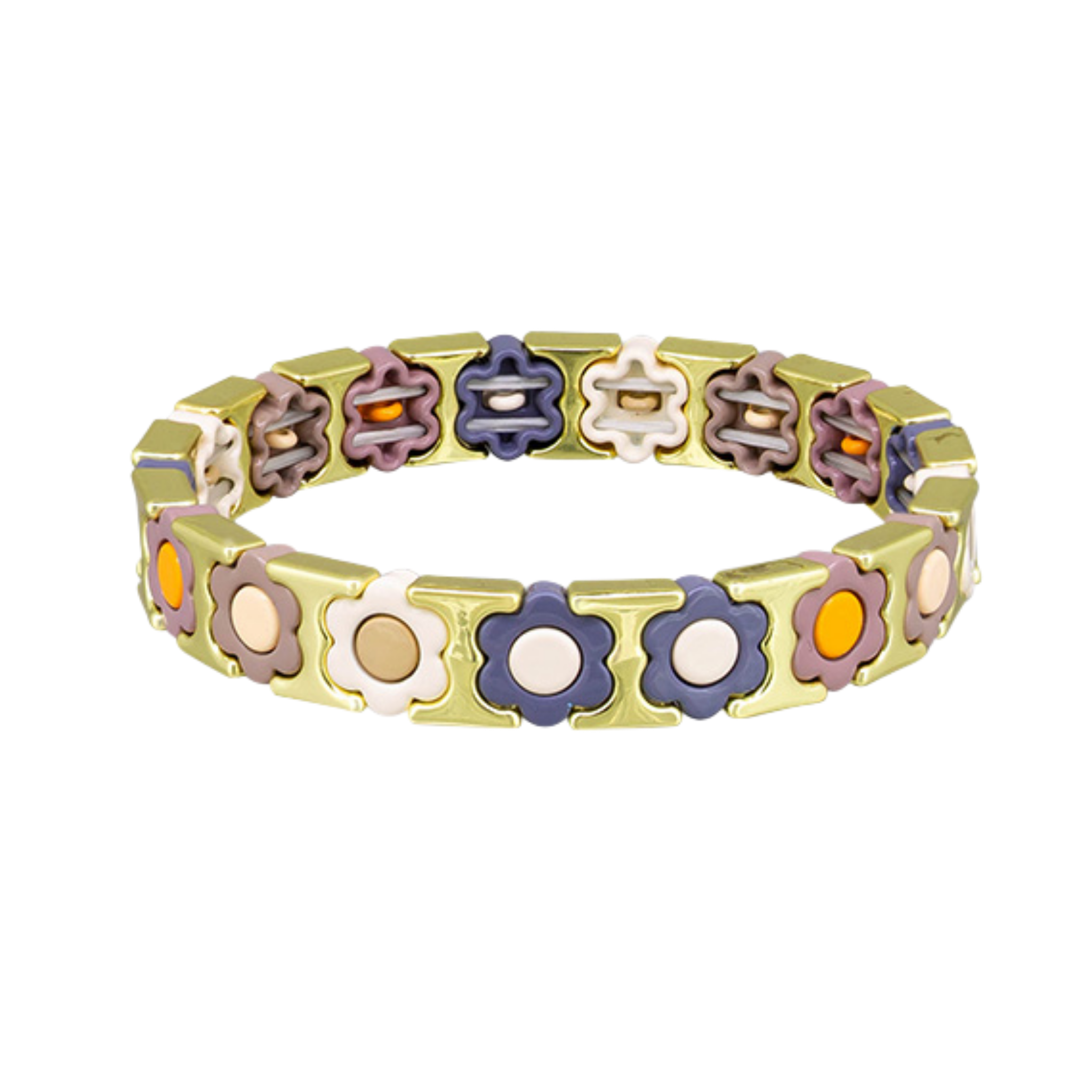 Earth Daisy Tile Bracelet