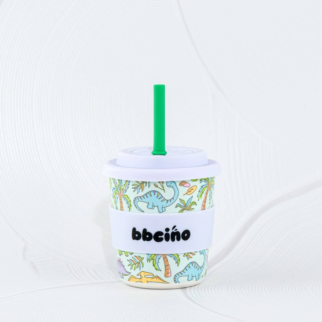 Reusable BambinoCino Bamboo Cup Sipasaurus (240ml)