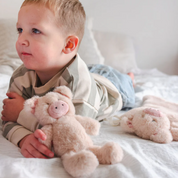 Mini Poppy The Pig Rattle Pink