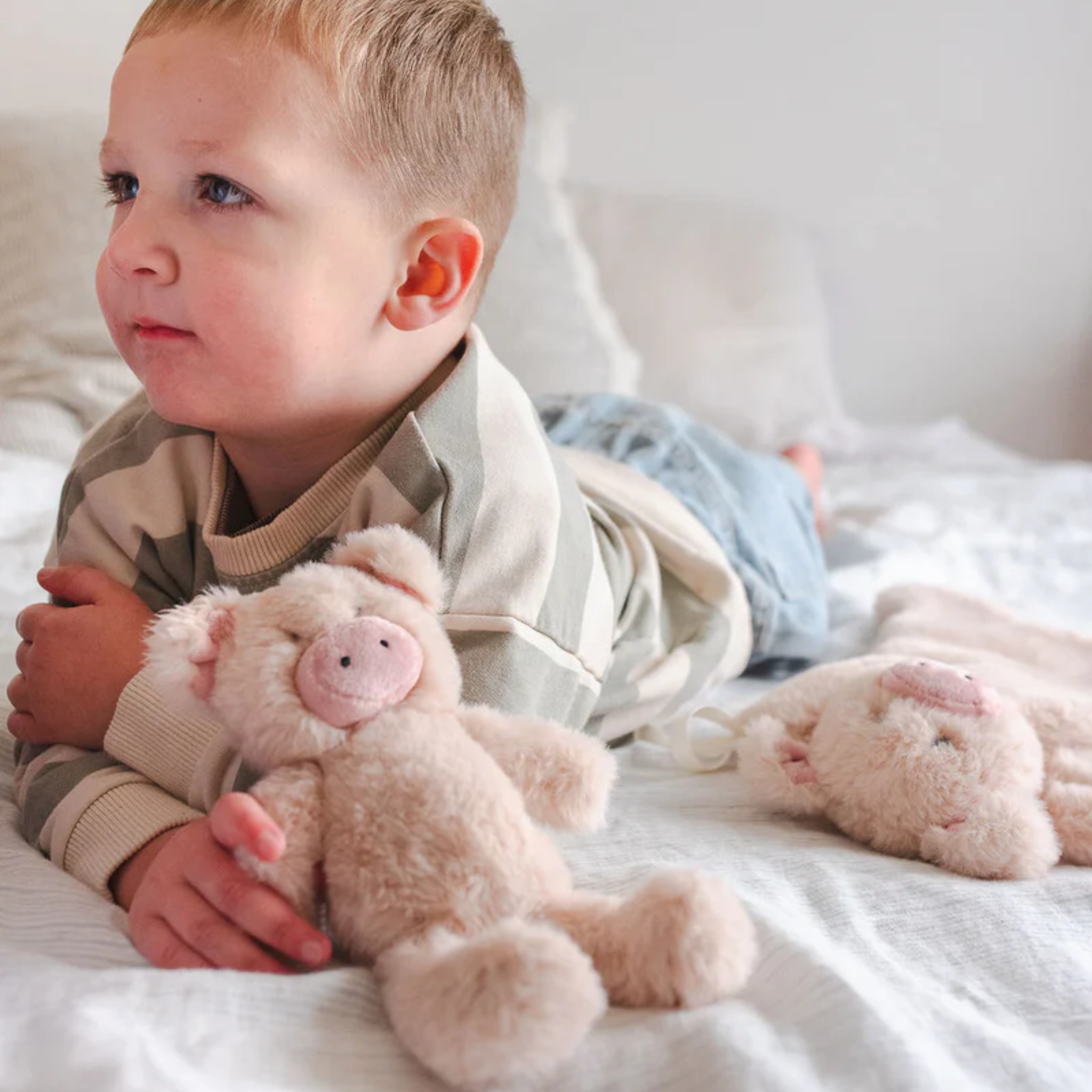 Mini Poppy The Pig Rattle Pink