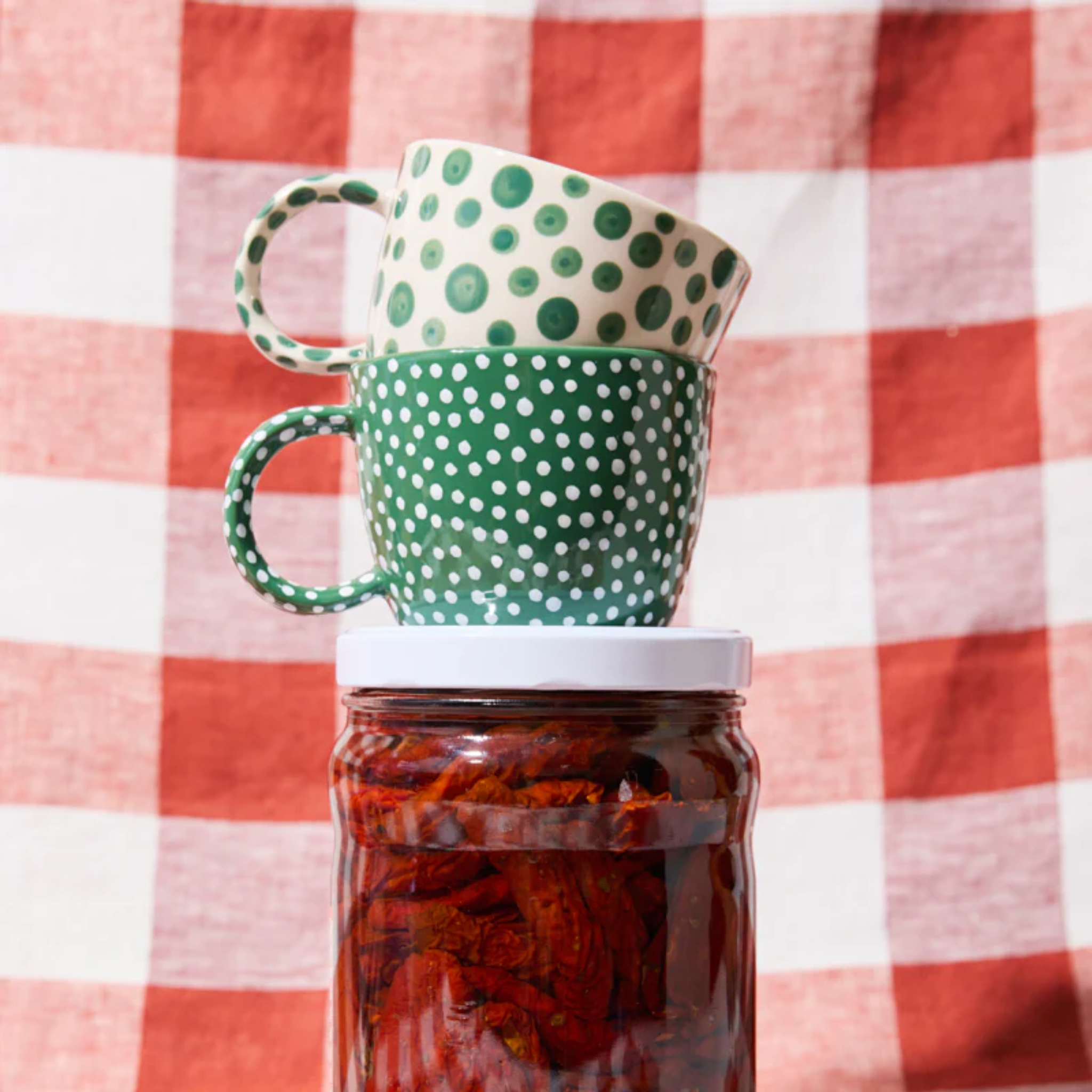 Chino Mug Green Sprinkle