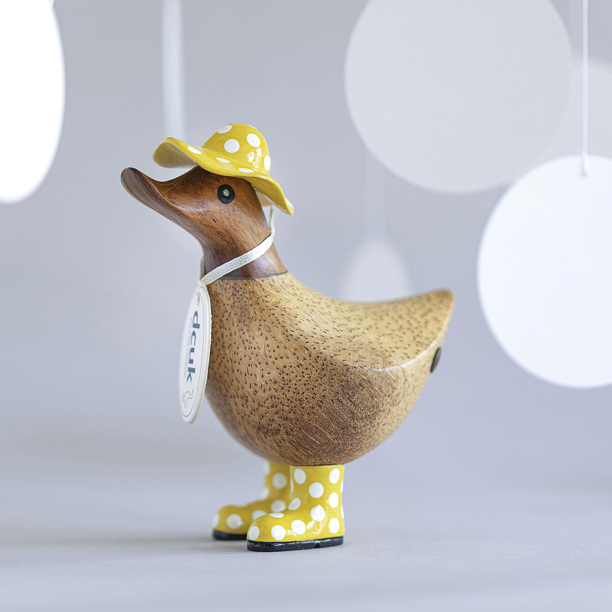 Spotty Hat & Boots Ducky Yellow