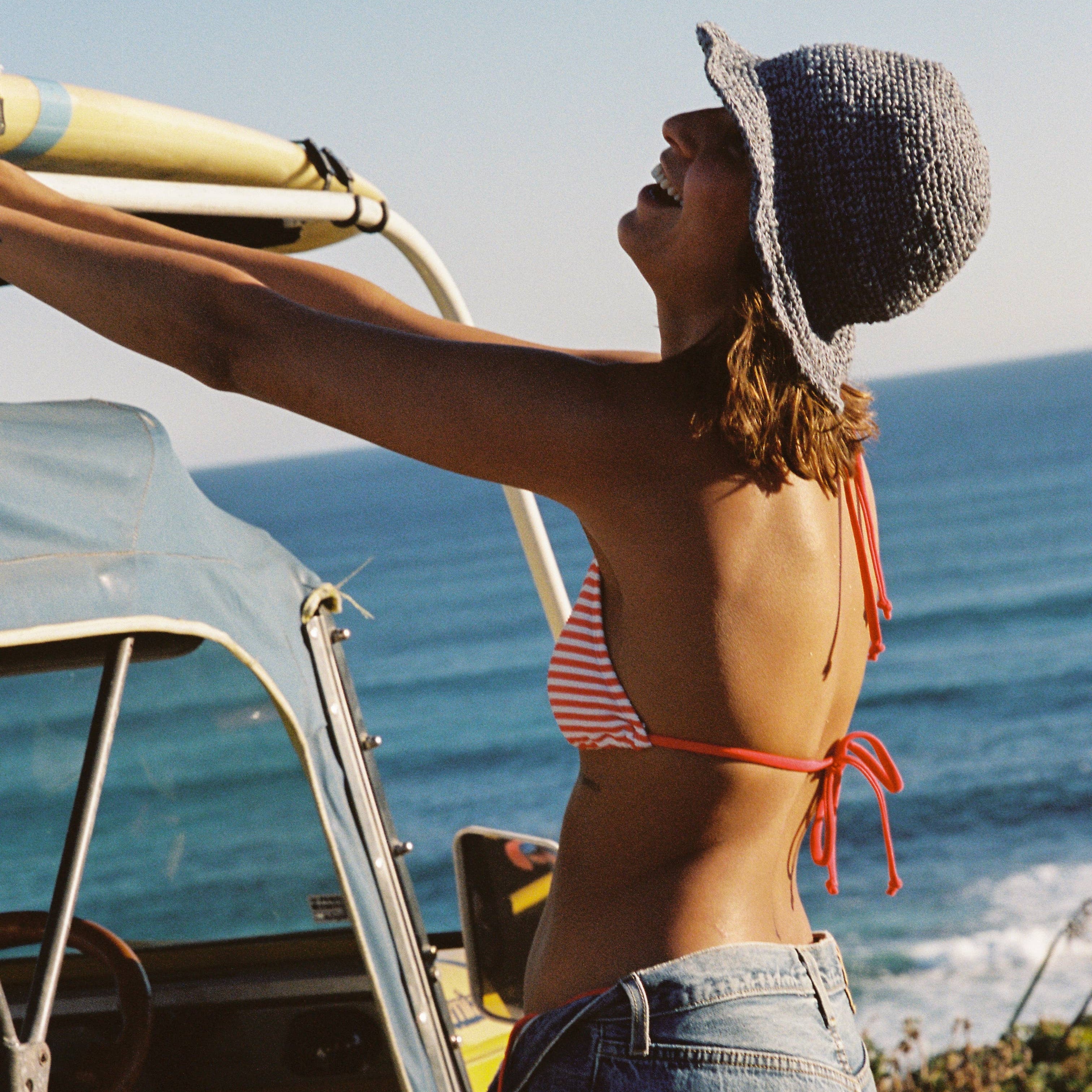 Peggie Bucket Hat Denim