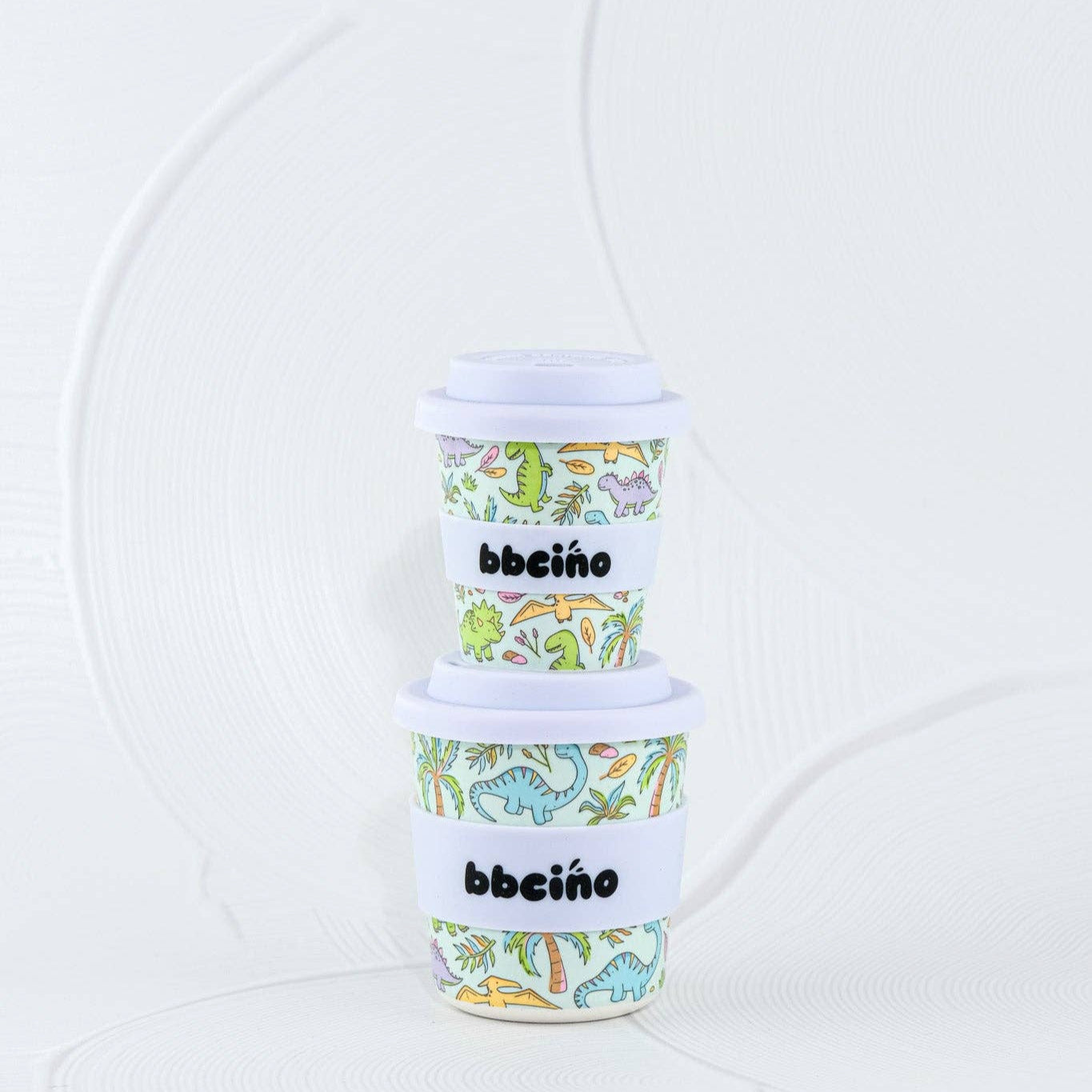 Reusable BambinoCino Bamboo Cup Sipasaurus (240ml)