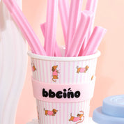 Reusable Babycino Bamboo Cup Dash Pink (120ml)