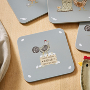 Set Of 4 Coasters Hen House Lane
