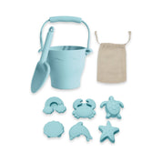 Silicone 8PC Bucket Set Light Blue