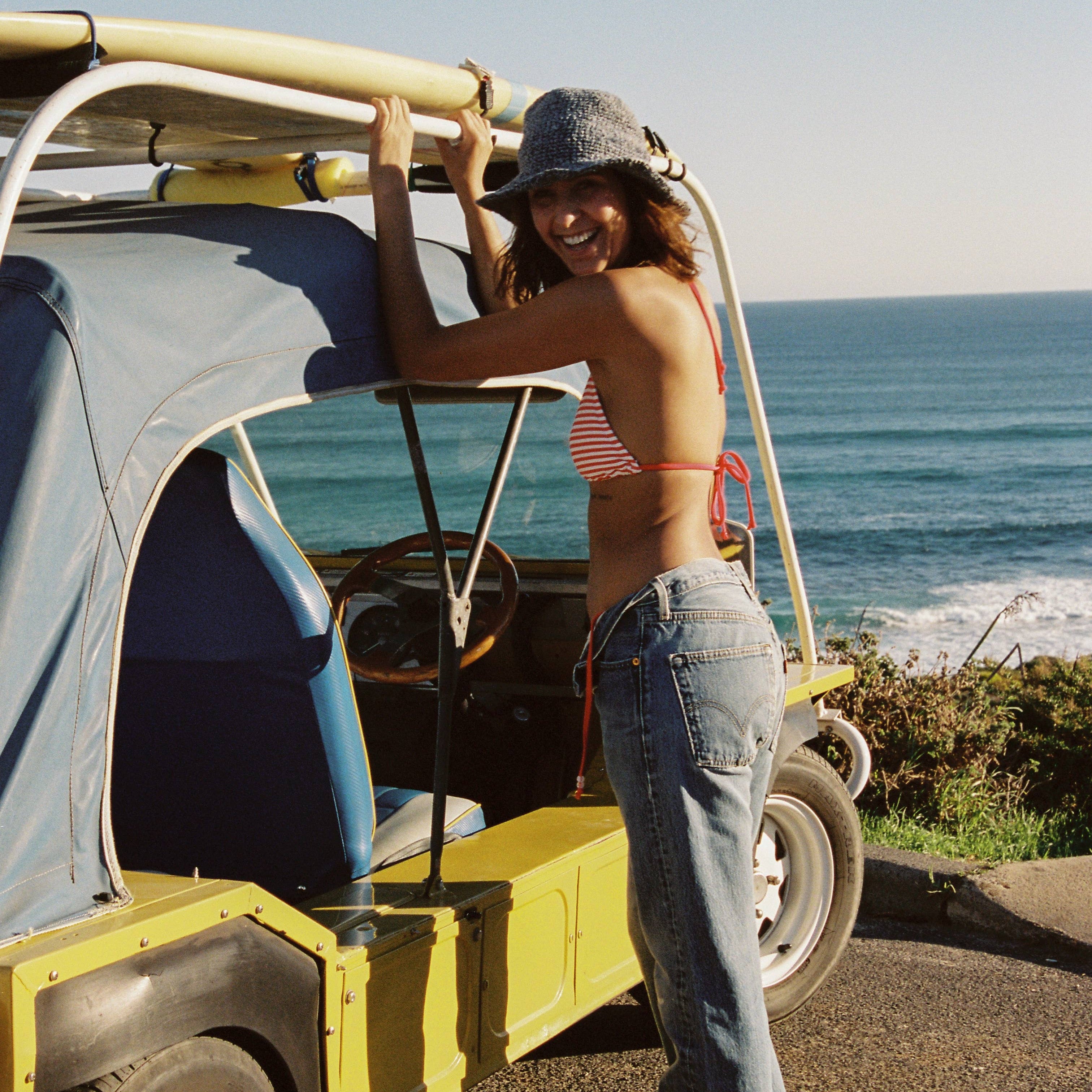 Peggie Bucket Hat Denim