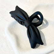 Vastile Bow Hair Claw Clip Black