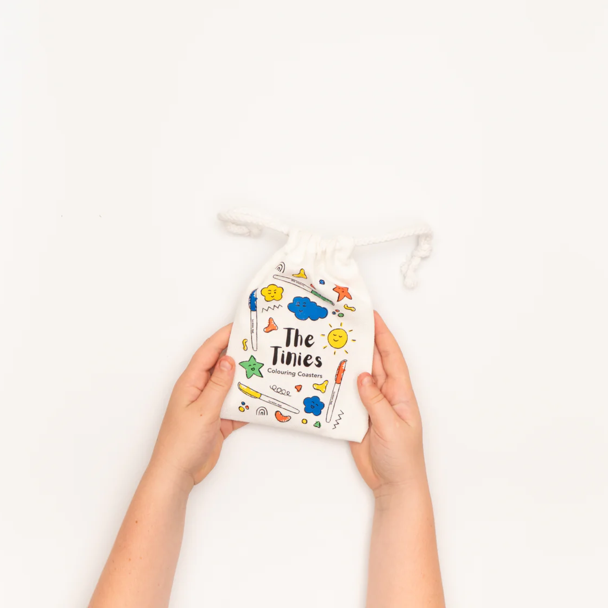 The Tinies Reusable Colouring Coasters
