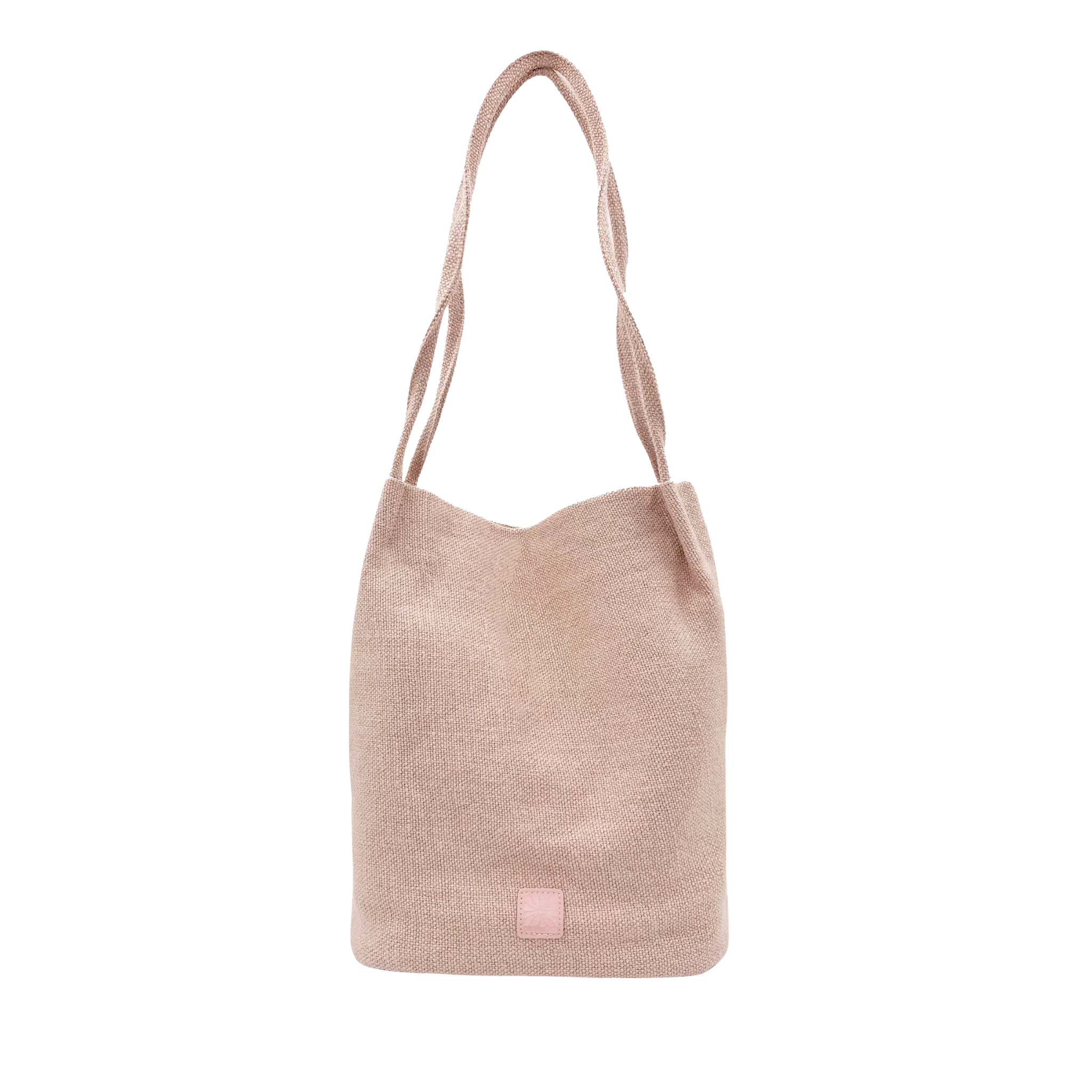 Natural Long Handle Bag Pink 2.0