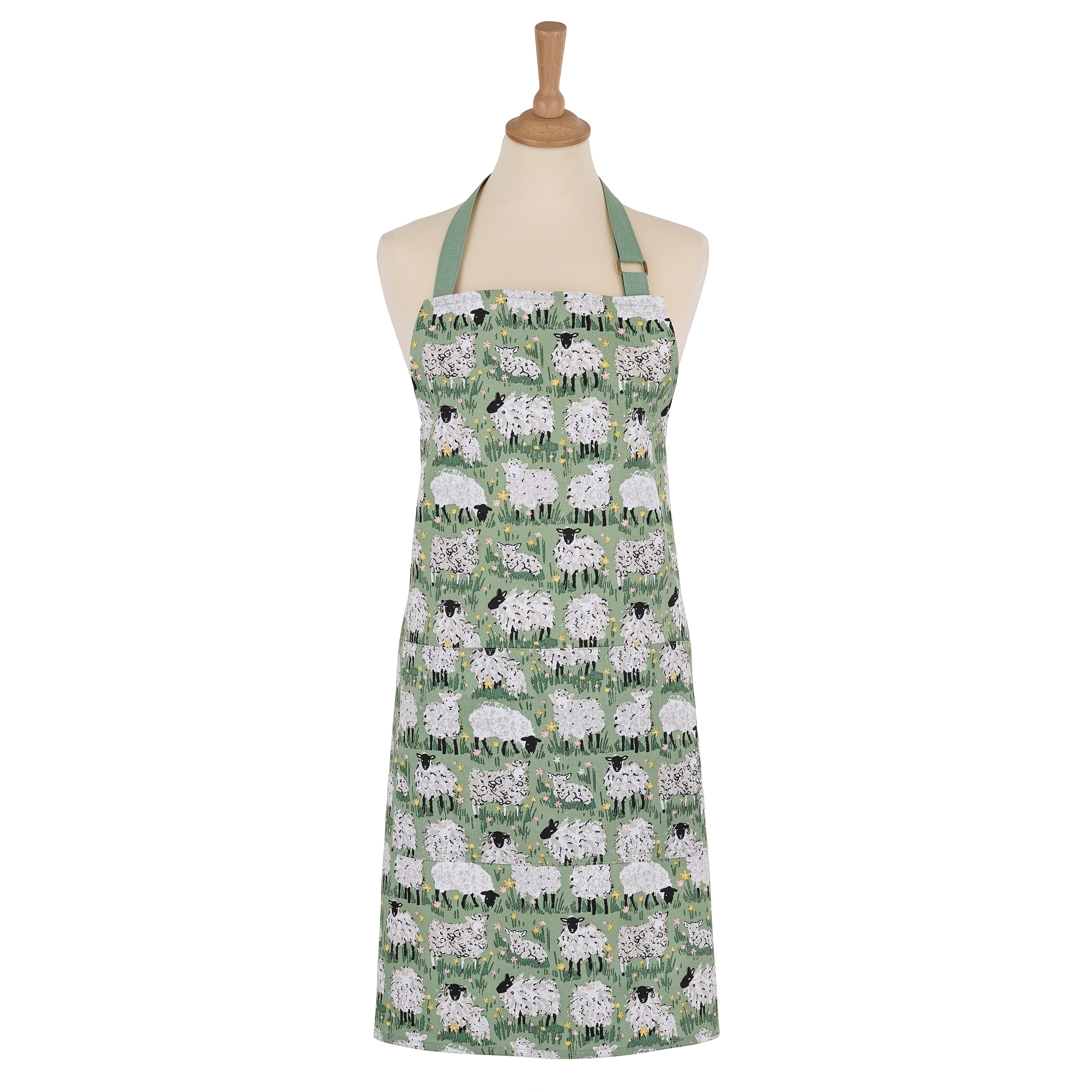 Woolly Sheep Cotton Apron