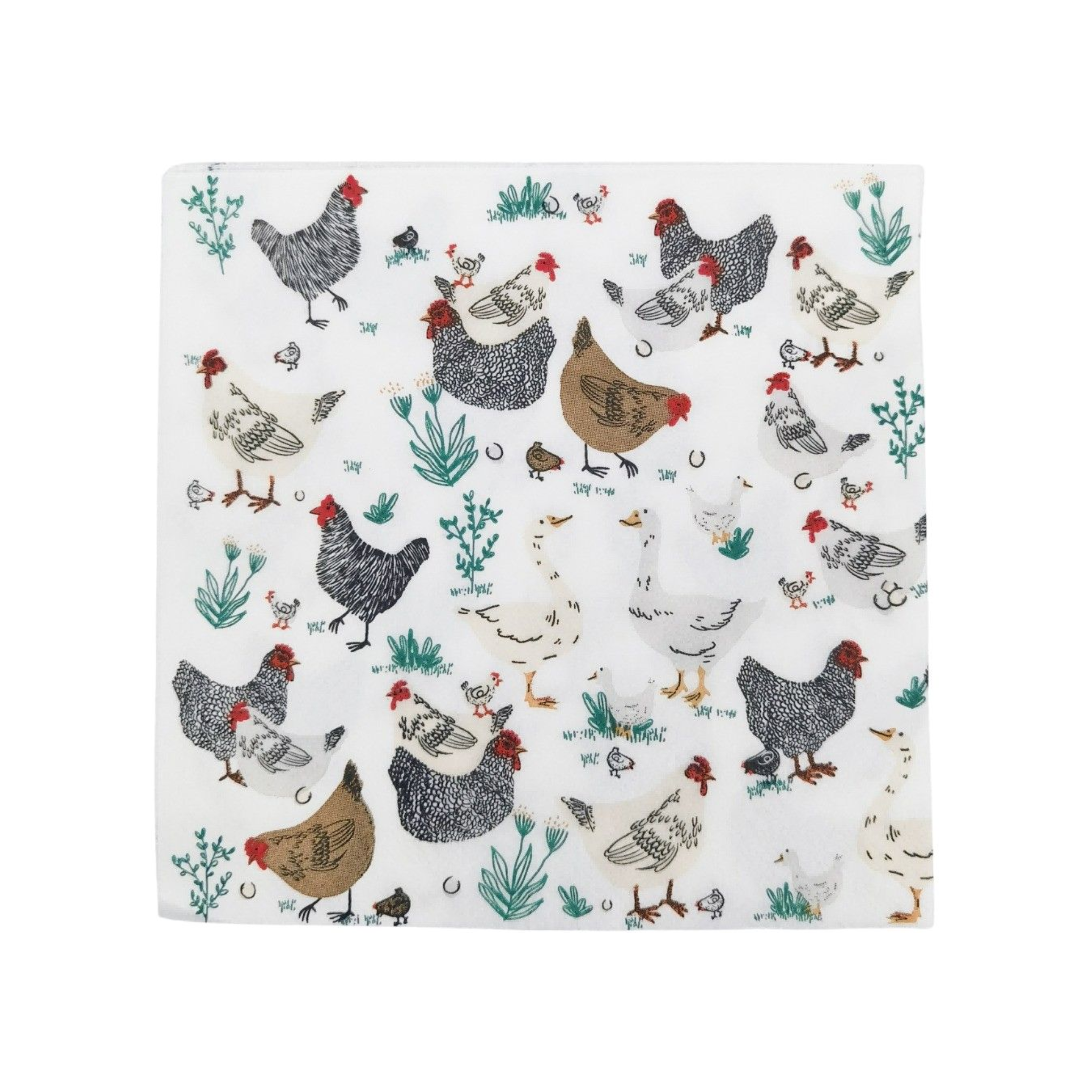 Chickens & Friends Paper Napkins