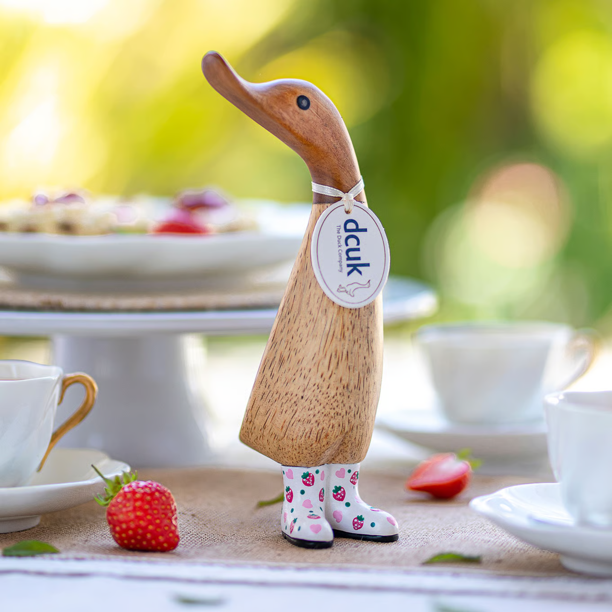 Wooden Duckling Strawberry Boots