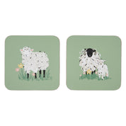 Woolly Sheep Set Of 4 Coasters