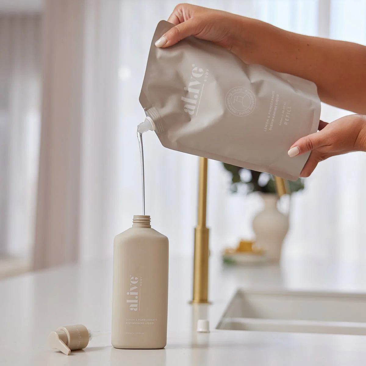 900ml Dish Wash Refill Lemon & Pomegranate