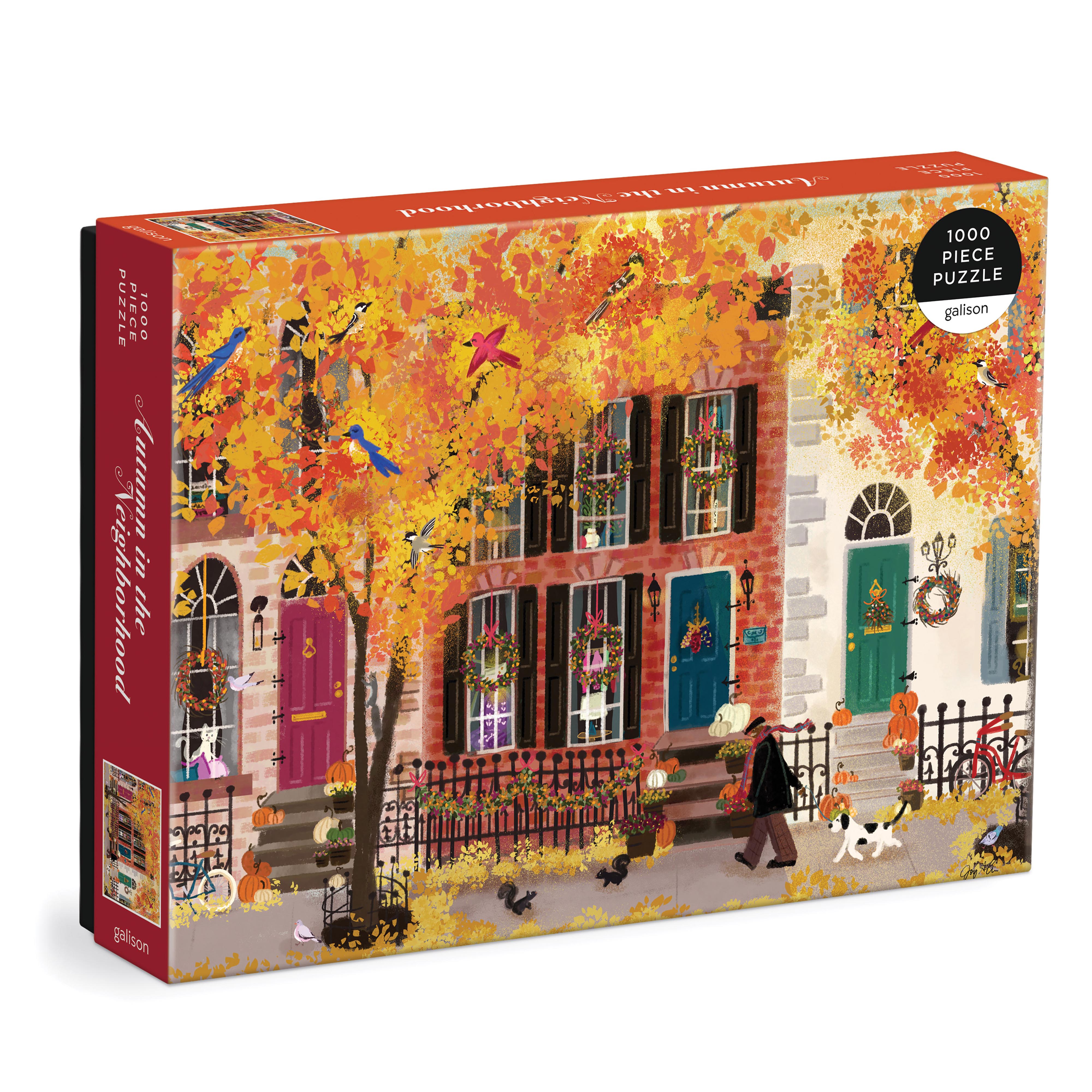 Joy Laforme Autumn In The Neighbourhood 1000PC Puzzle