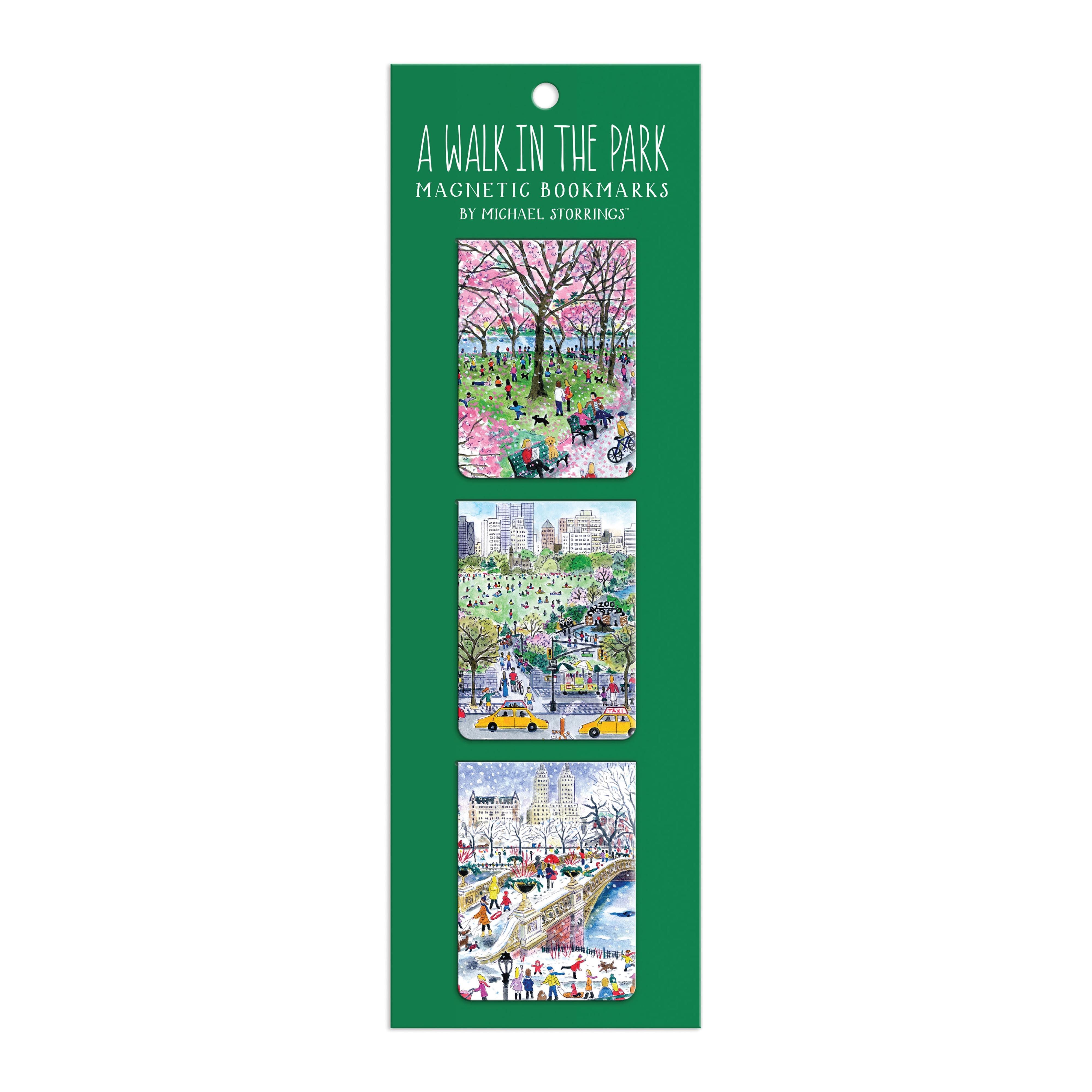 Michael Storrings Walk In The Park Magnetic Bookmarks Set