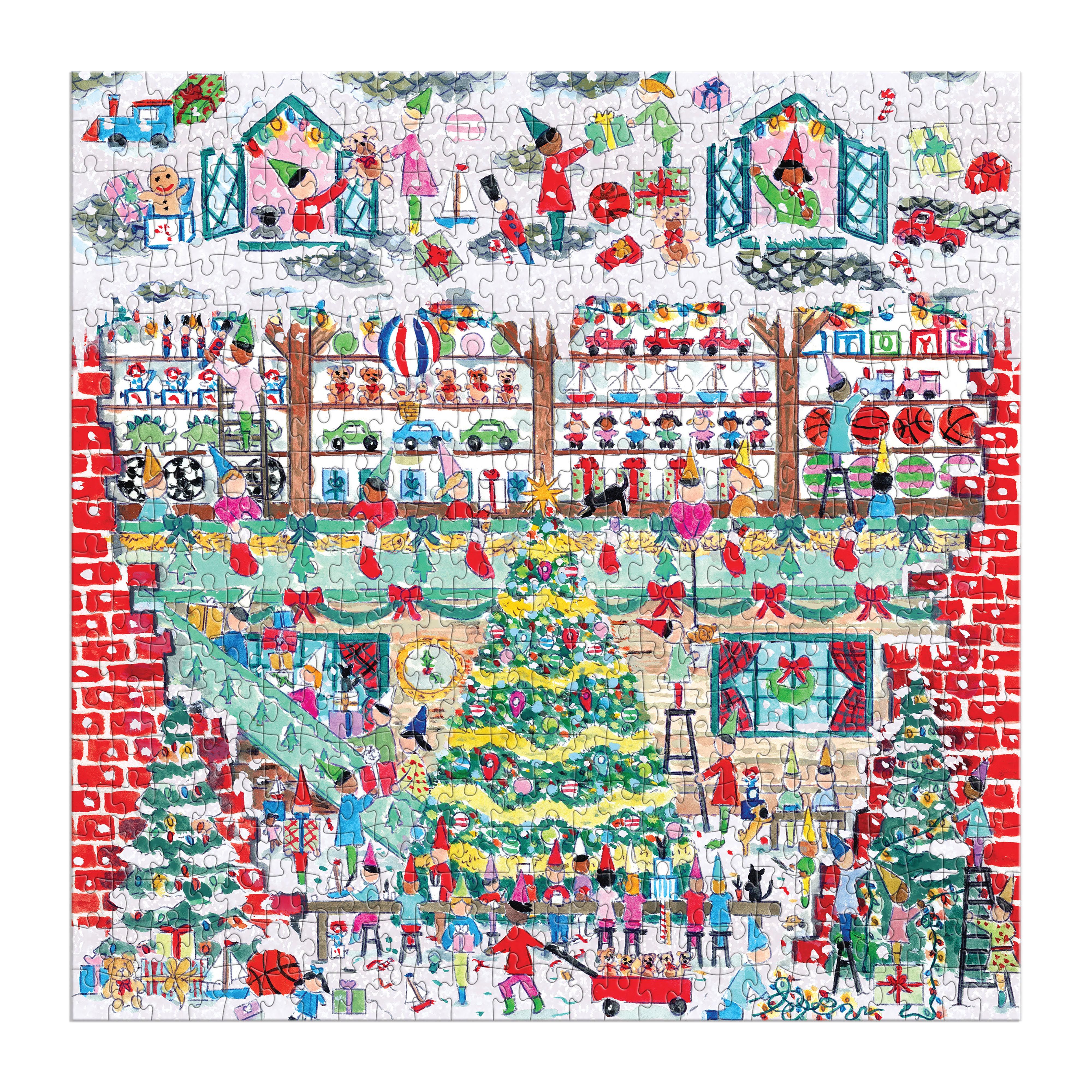 Michael Storrings Toy Workshop 500PC Foil Puzzle