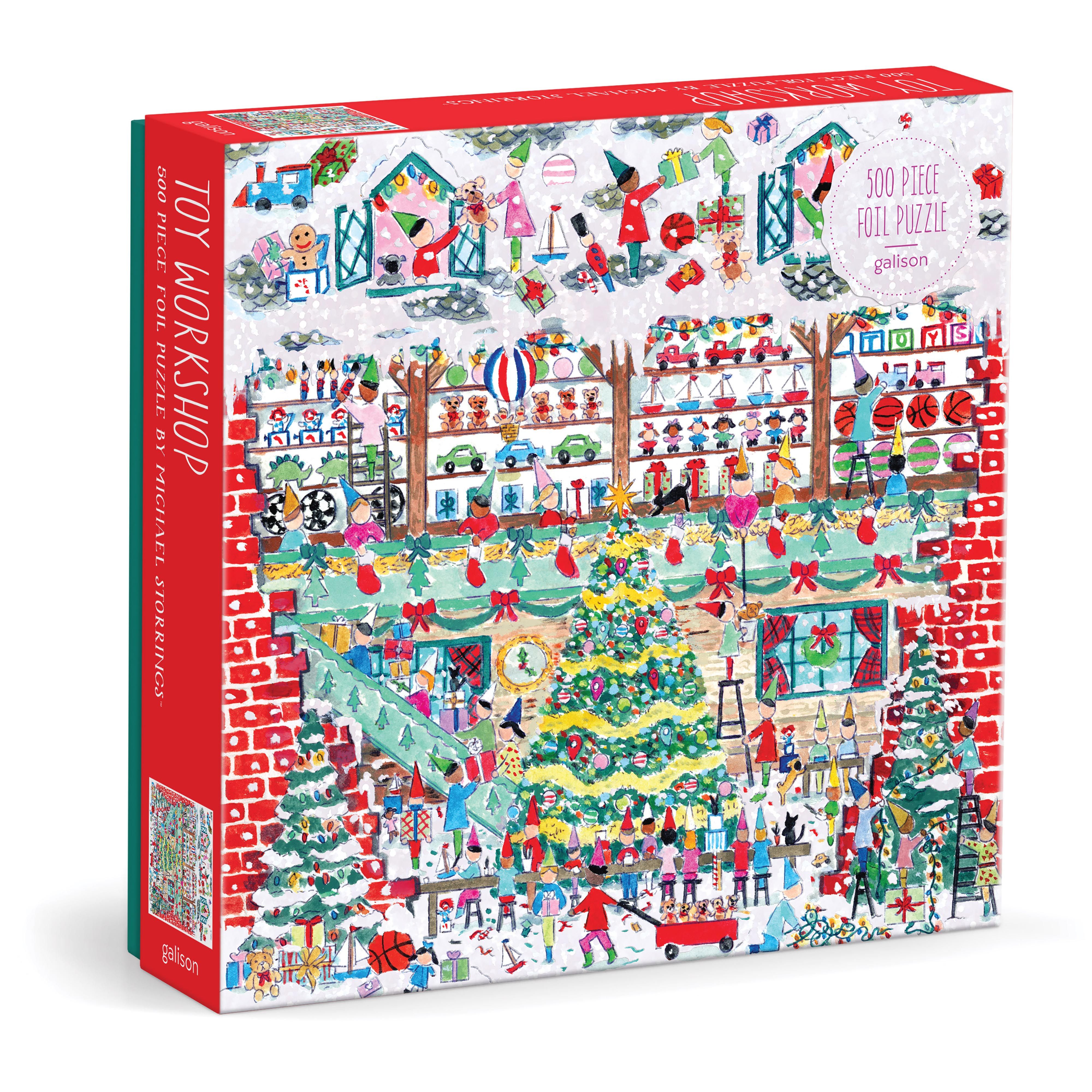 Michael Storrings Toy Workshop 500PC Foil Puzzle