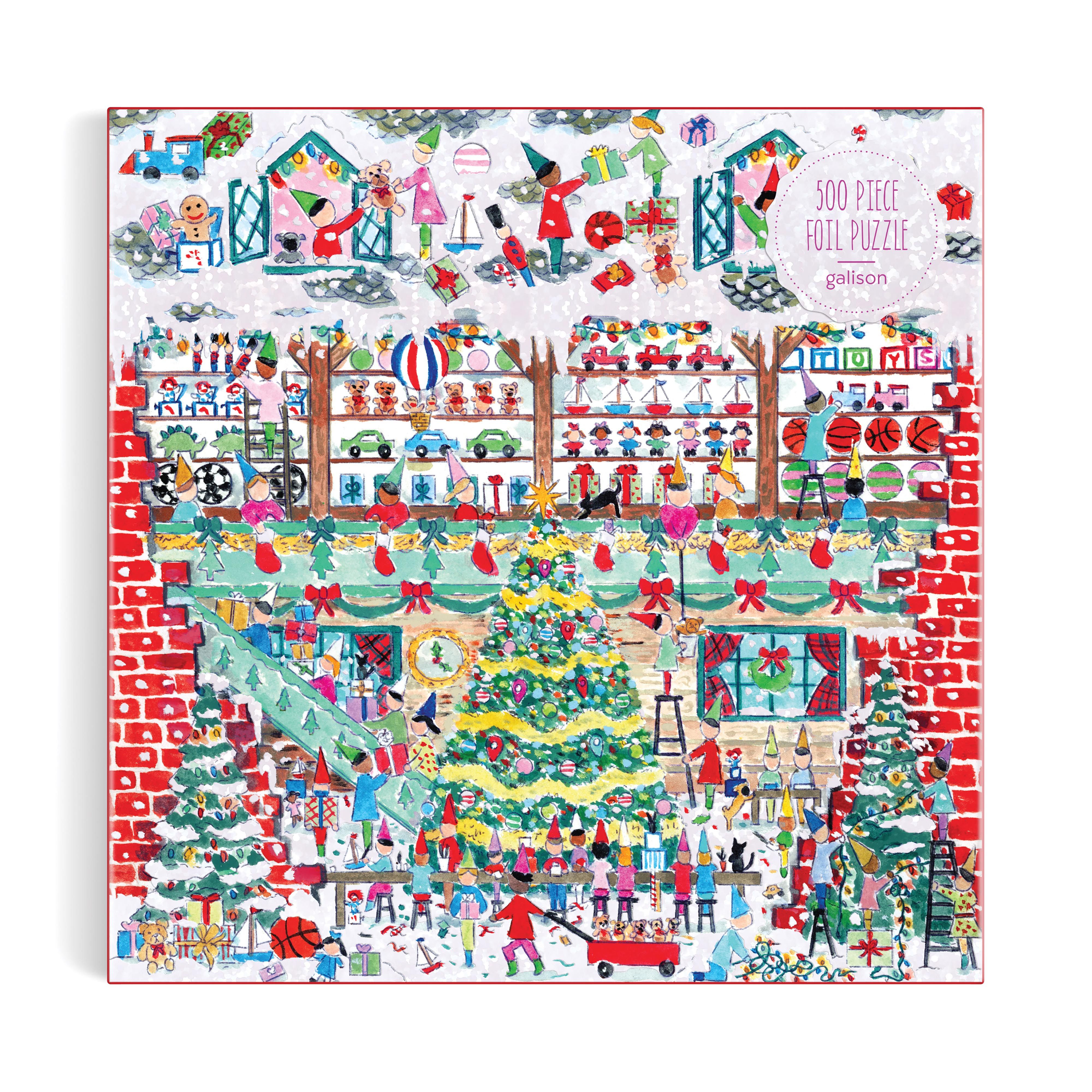 Michael Storrings Toy Workshop 500PC Foil Puzzle