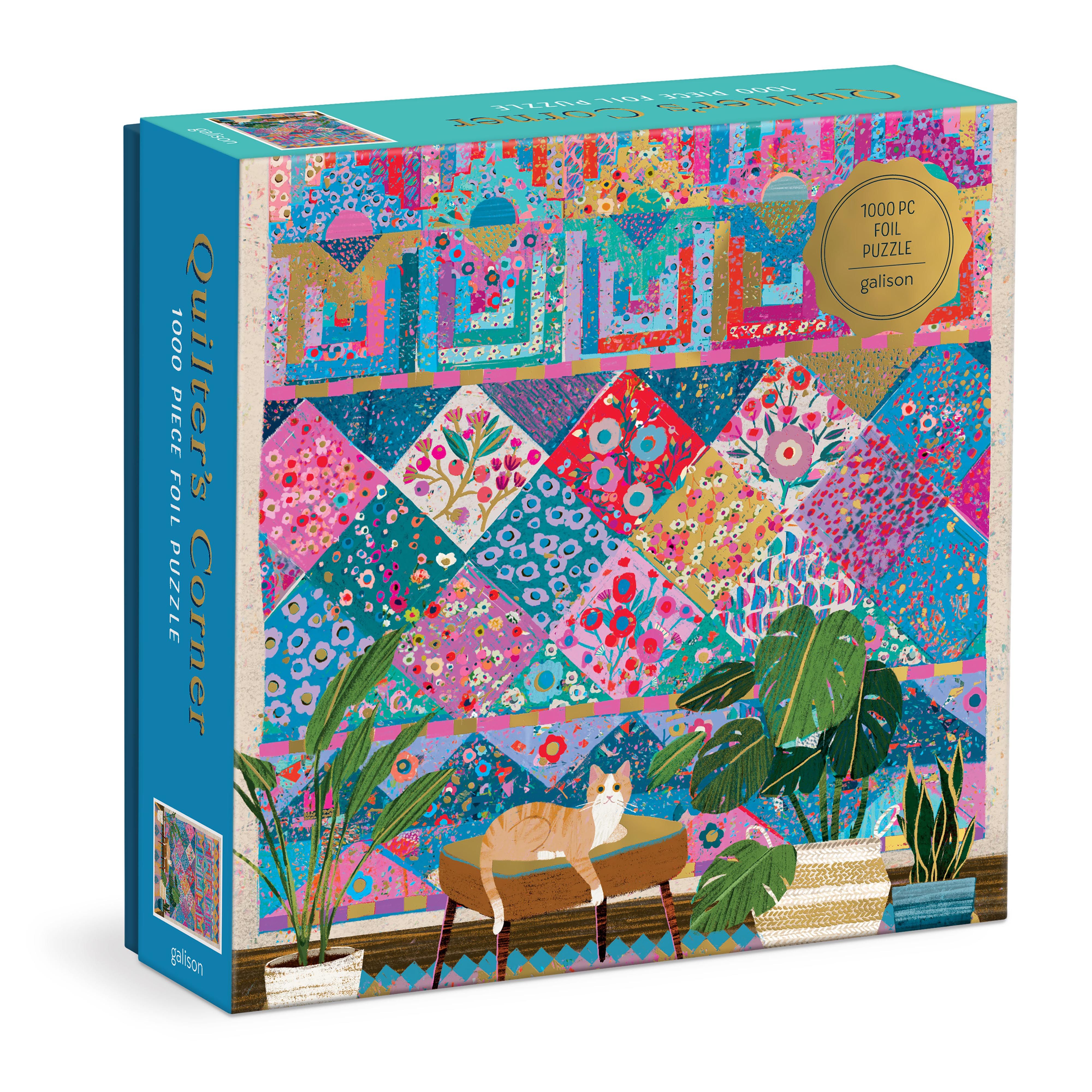Victoria Ball Quilter's Corner 1000PC Foil Puzzle
