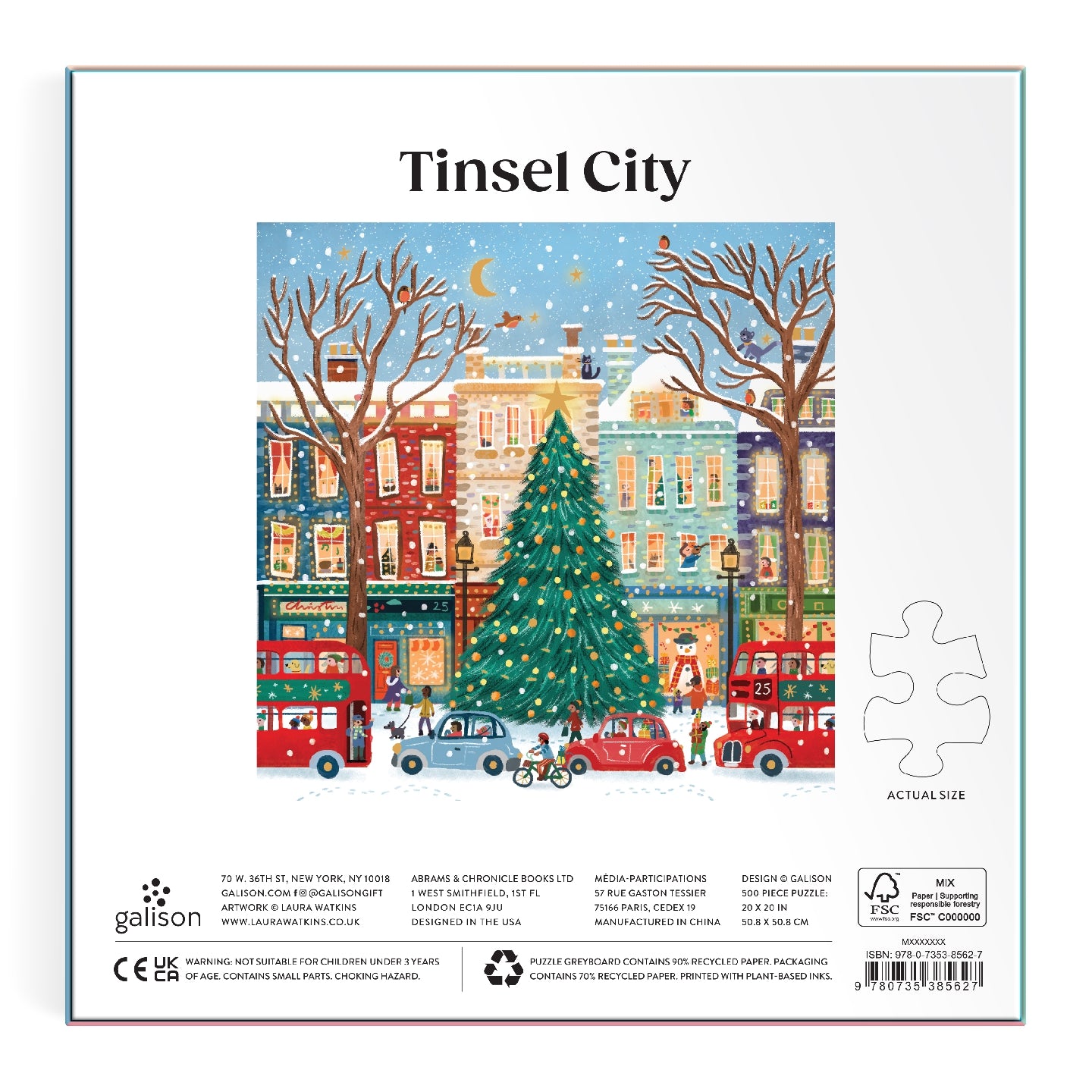 Tinsel City 500PC Foil Puzzle
