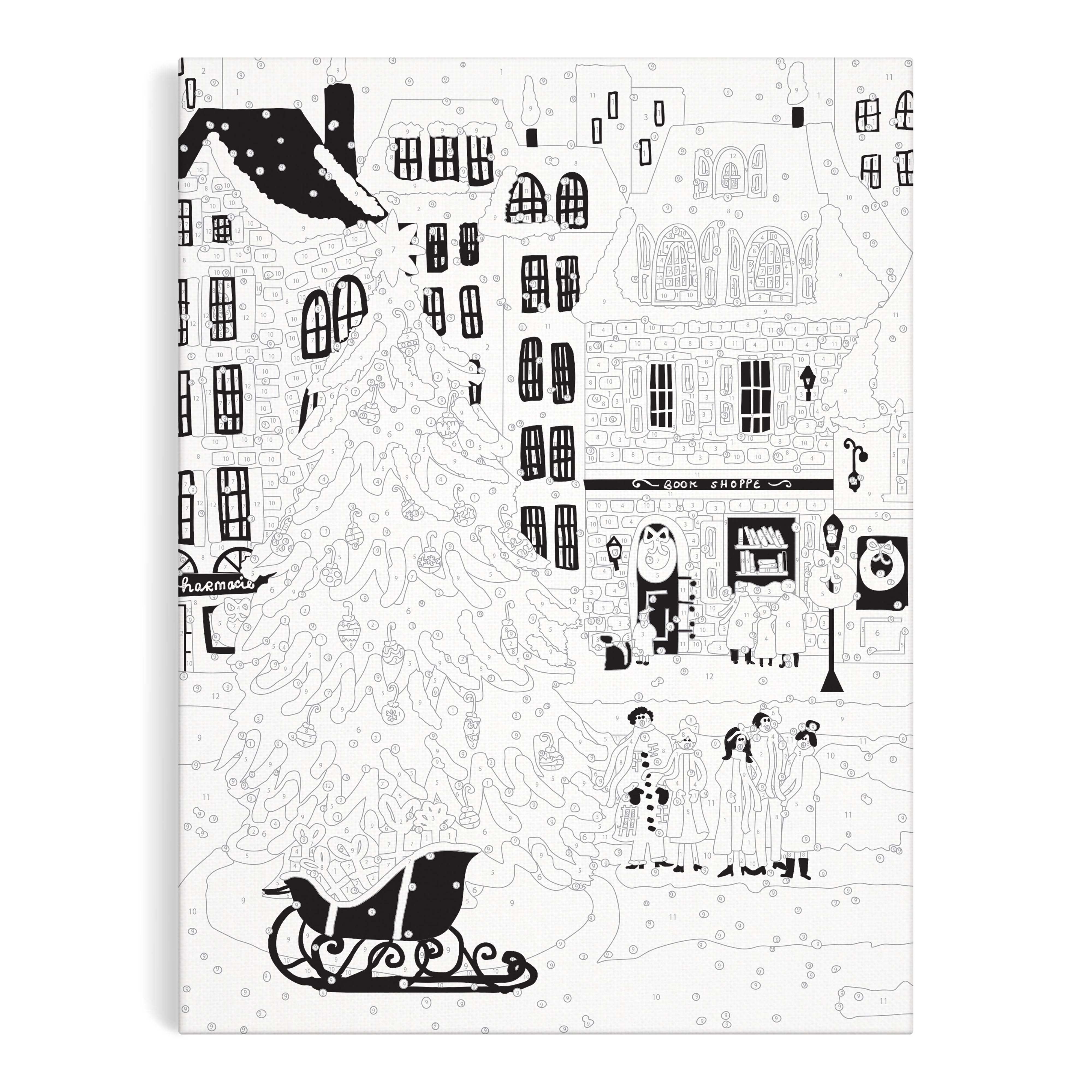 Joy Laforme Christmas Square Paint by Number Kit